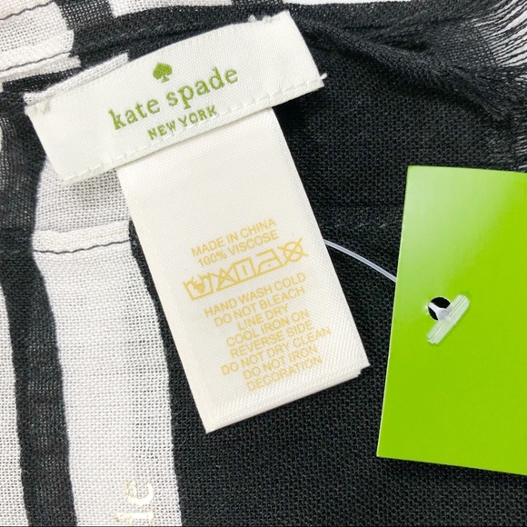 Kate Spade | Ma Cherie Oblong Wrap Scarf NWT - Picture 5 of 8